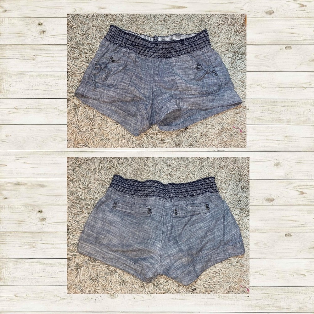 🌵 Grey ruffled shorts
